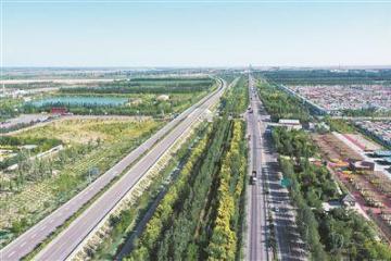 '宁夏公路景观绿化探索“交通+农业”新模式